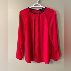 Banana Republic red blouse